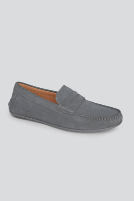 buty, mokasyny, męskie, zamszowe, casual, miękkie, wygodne, szare