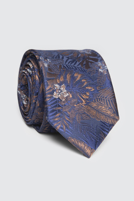 krawat w tropikalny wzór