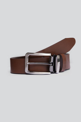 Brązowy klasyczny pasek męski 02011C80CKA