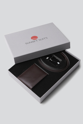 Zestaw - pasek i portfel 04005D80BRA