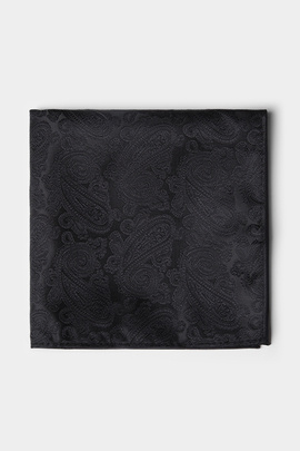 Czarna poszetka męska 02300A90PSA