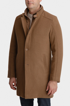 Jasnobrązowy płaszcz 00285D79GSA