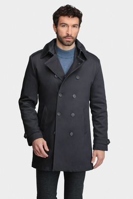 Popielaty płaszcz techniczny 00281B05GSA