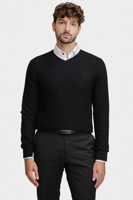 sweter męski dzianinowy