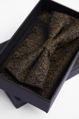 Czarno złota-mucha z poszetką 00274A90DZA