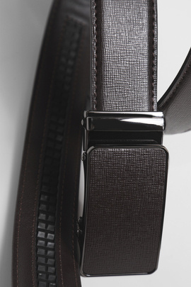 Czarny pasek z pełną klamrą 01132C80BAA