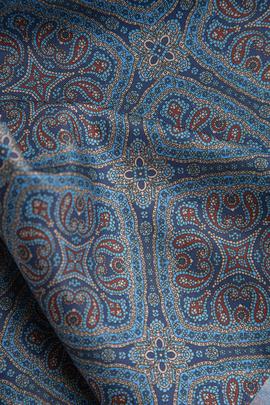 Poszetka we wzór paisley 00102C99PLA