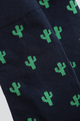 Skarpety męskie w wzór kaktusów 01091A75WAC