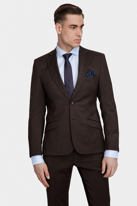 Męska brązowa marynarka 03117A80LSB