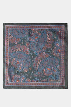 Wielokolorowa poszetka we wzór paisley 00103C99PLA