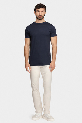 Granatowy T-shirt IVO 01002A75GSA