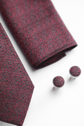 Zestaw krawat z poszetką 00003B55DXA