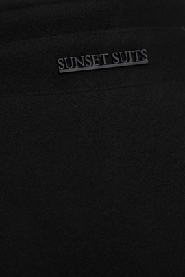 Czarny płaszcz 00285D90GSA