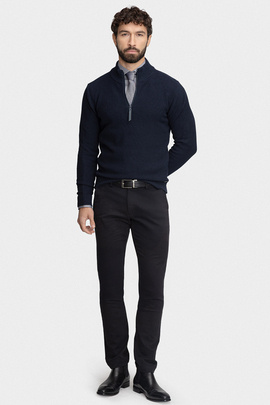 Granatowy sweter CLETO 01056B75TRB