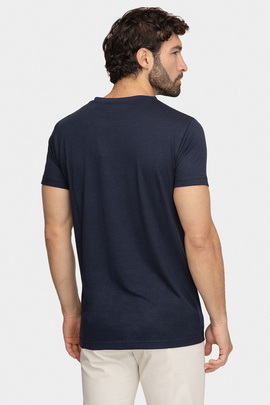Granatowy T-shirt IVO 01002A75GSA