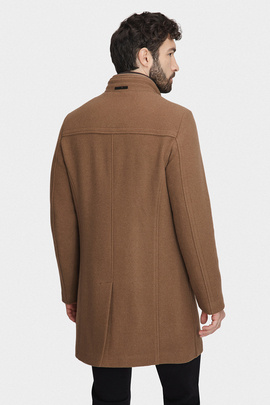 Jasnobrązowy płaszcz 00285D79GSA