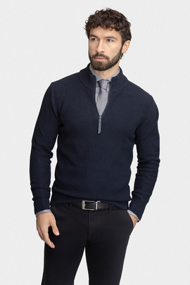 Granatowy sweter CLETO 01056B75TRB