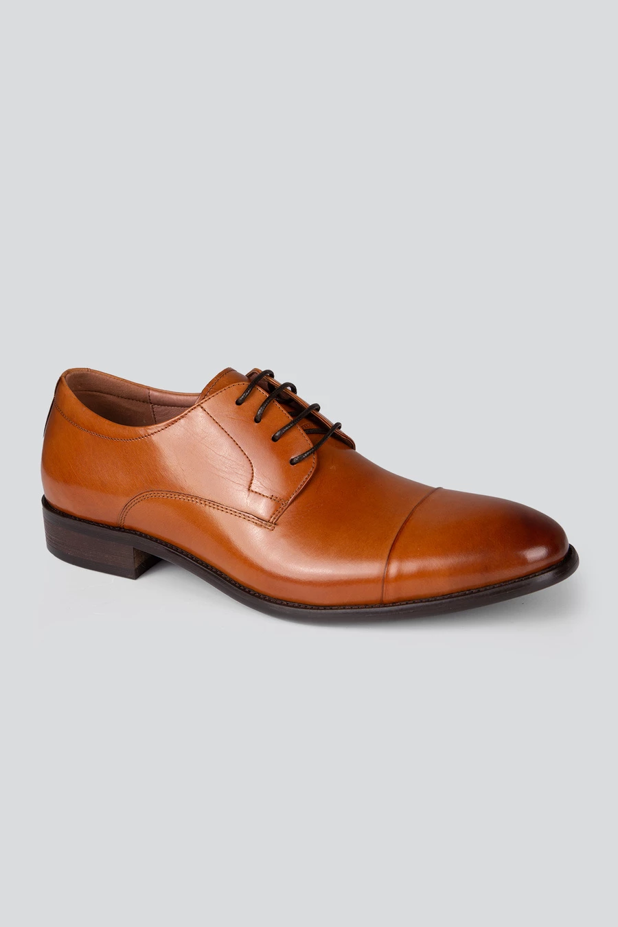 Buty derby brązowe BUKN000256
