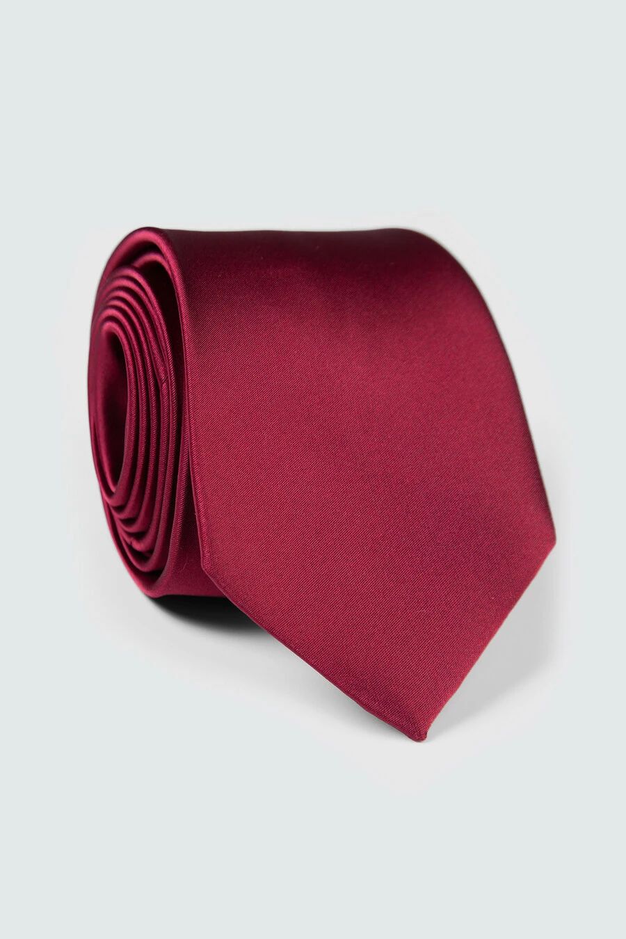Męski bordowy krawat KWAR001311