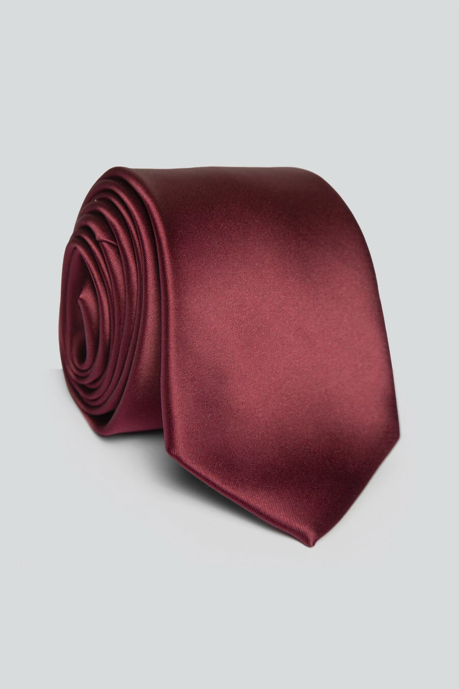 Męski bordowy krawat KWAR008001