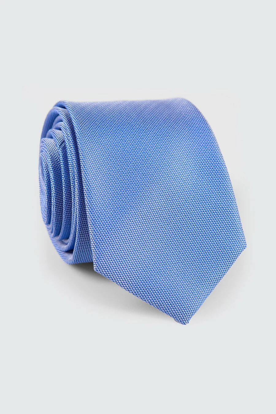 Męski jasnoniebieski krawat KWNR001411