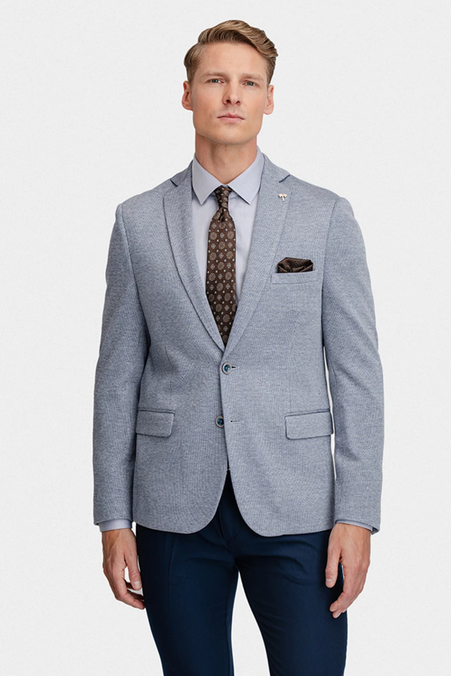 Casualowa marynarka męska w fasonie comfort 01139A70GCB