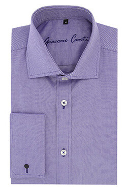 Fioletowa koszula męska Giacomo Conti