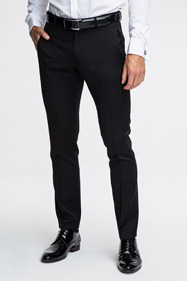 czarne spodnie eleganckie męskie