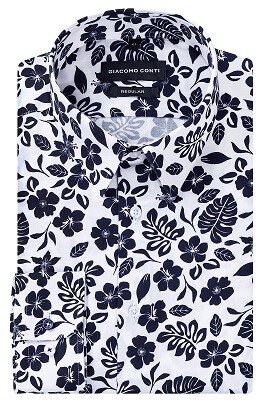 Koszula męska z motywem kwiatowym SIMONE