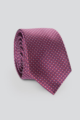bordowy krawat