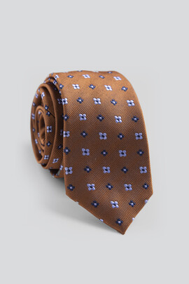 brązowy krawat
