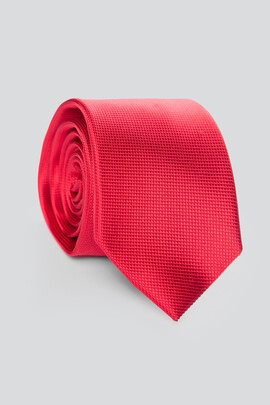 krawat męski czerwony