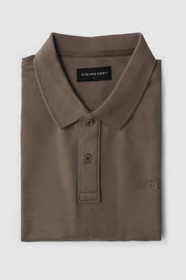 brązowe polo