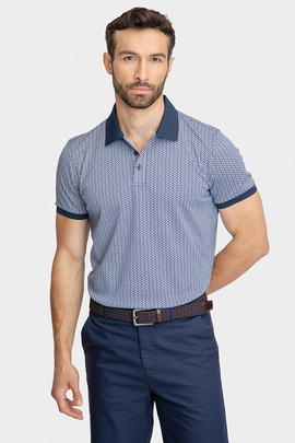 granatowe polo