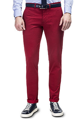 czerwone spodnie męskie