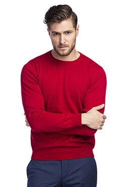 Czerwony sweter męski Giacom Conti