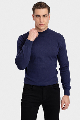 granatowy sweter