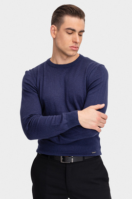 granatowy sweter