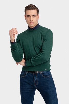 zielony sweter