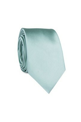 Krawat w kolorze miętowym 
