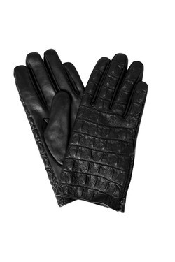 czarne rękawiczki męskie skórzane