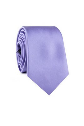 fioletowy krawat męski z mikrofibry