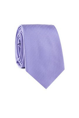 krawat męski jasnofioletowy