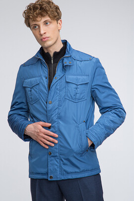 Niebieska kurtka jesienno-zimowa KUNR000040