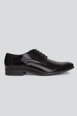 Lakierowane buty męskie czarne 00055B90LNC