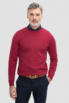 sweter męski czerwony gc 