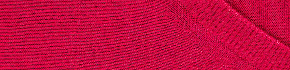 Czerwony sweter FABRIZIO - tkanina